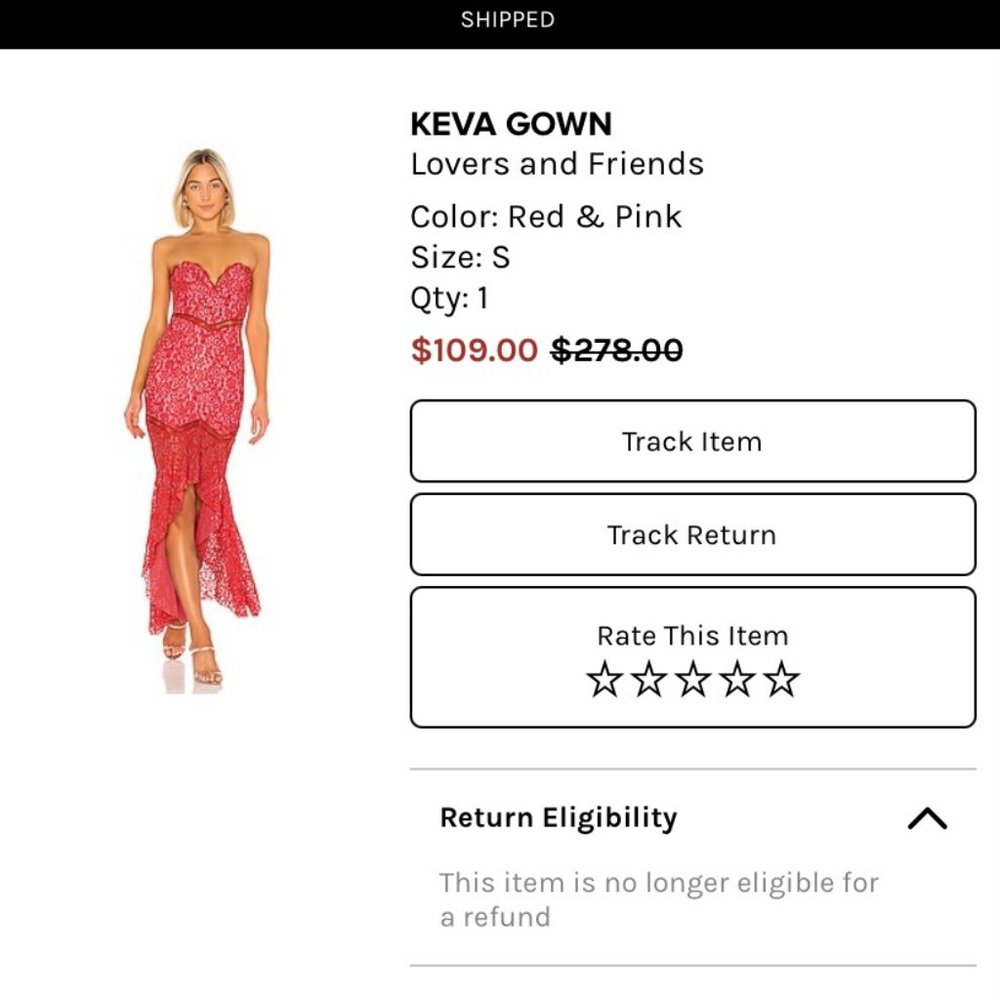 KEVA GOWN- Lovers and Friends